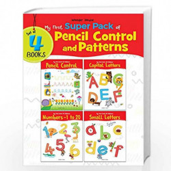 My First Super Boxset of Pencil Control and Patterns : Pack of 4 interactive activity books to practice Patterns, Numbers and Al