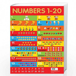 Numbers 1-20 Chart - Early Learning Educational Chart For Kids: Perfect For Homeschooling, Kindergarten and Nursery Students (11