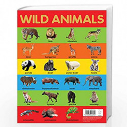 Wild Animals Chart - Early Learning Educational Chart For Kids: Perfect For Homeschooling, Kindergarten and Nursery Students (11