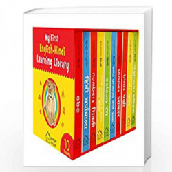 My First English Hindi Learning Library: Boxset of 10 Board Books For Kids by Wonder House Books Book-9789389178418