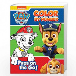 Pups on the Go: Paw Patrol, Color By Number Activity Book by Wonder House Books Book-9789389567861
