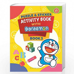 Puzzle & Sticker With Doraemon Activity Book 3 by Bloomsbury India Book-9789389611694