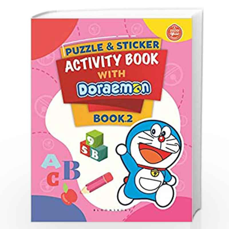 Puzzle & Sticker With Doraemon Activity Book 2 by Bloomsbury India Book-9789389611700