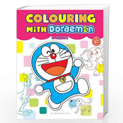 Colouring With Doraemon Animals by Bloomsbury India Book-9789389611717