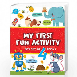My First Fun Activity: Boxset of 4 Books by Wonder House Books Book-9789389717556