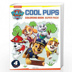 Paw Patrol Cool Pups Coloring Books Super Boxset : Pack of 4 Coloring Books For Kids by Wonder House Books Book-9789389717785