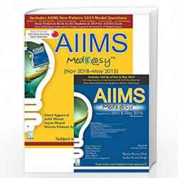 AIIMS MED EASY 4ED (NOV 2018 TO MAY 2015) WITH SUPPLEMENT (PB 2020) by VAIBHAV BHARAT Book-9788194025641