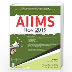 AIIMS NOV 2019 WITH EXPLANATIONS (PB 2020) by RANJAN KUMAR PATEL Book-9788194025672