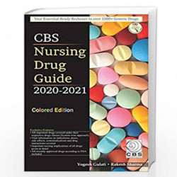 CBS NURSING DRUG GUIDE 2020-2021 (PB 2020) by YOGESH GULATI Book-9789388178532