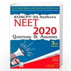KONCPT 20 AUTHORS NEET 2020 QUESTIONS AND ANSWERS 3ED (PB 2020) by RAJAMAHENDRAN R Book-9788194025696