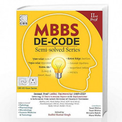 Mbbs De Code Semi Solved Series (PB 2019) by SINGH S K Book-9789388108843