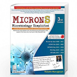 MICRONS MICROBIOLOGY SIMPLIFIED 3ED (PB 2020) by MALATHI MURUGESAN Book-9789389941982