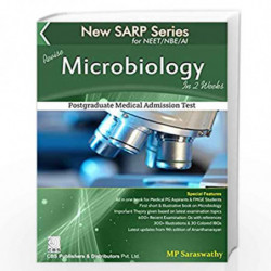 NEW SARP SERIES FOR NEET/NBE/AI REVISE MICROBIOLOGY IN 2 WEEKS (PB 2017) by SARASWATHI MP Book-9789386217509