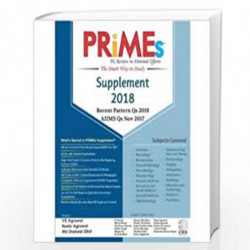 PRIMES PG REVIEW IN MINIMAL EFFORTS SUPPLEMENT 2018 (PB 2018) by AGARWAL V. Book-9789386827258