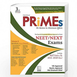 PRIMES PG REVIEW IN MINIMAL EFFORTS VOL 2 CLINICAL SCIENCE 3ED THE SMART AND COMPLETELY DIFFERENT APPROACH TO CRACK NEET NEXT EX
