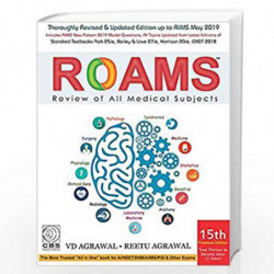 ROAMS REVIEW OF ALL MEDICAL SUBJECTS 15ED (PB 2019) by AGRAWAL V.D. Book-9789388725798