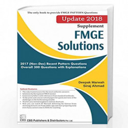 SUPPLEMENT FMGE SOLUTIONS UPDATE 2018 (PB 2018) by MARWAH D. Book-9789387964822
