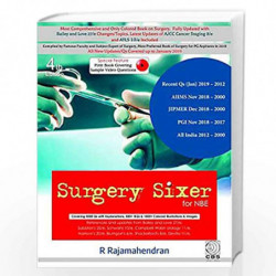 SURGERY SIXER FOR NBE 4ED (PB 2019) by RAJAMAHENDRAN R. Book-9789388725859