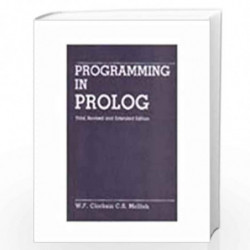 Programming In Prolog by W.F. Clocksin Book-9788185198156