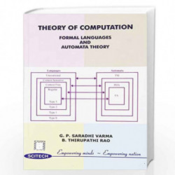 Theory of Computation Formal Languages and Auto Mata by Sarathi Varma et.al. Book-9788183716031