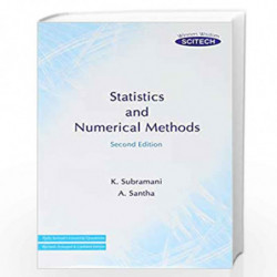 Statistics and Numerical Methods by Subramani et.al. Book-9788183716857