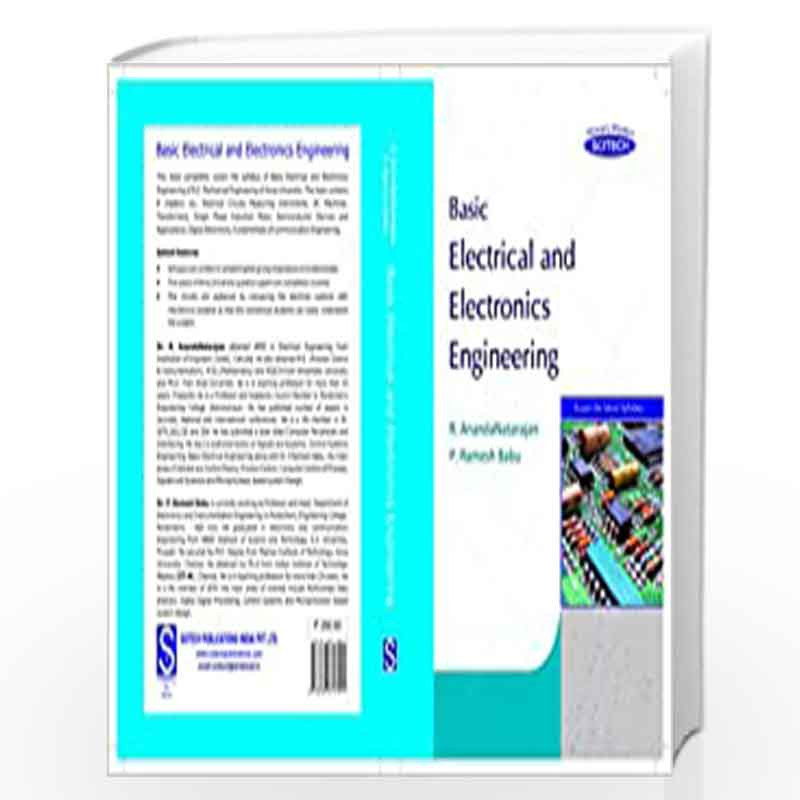 Basic Electrical and Electronics Engineering by Anandanatarajan et.al.  Book-9788183716901
