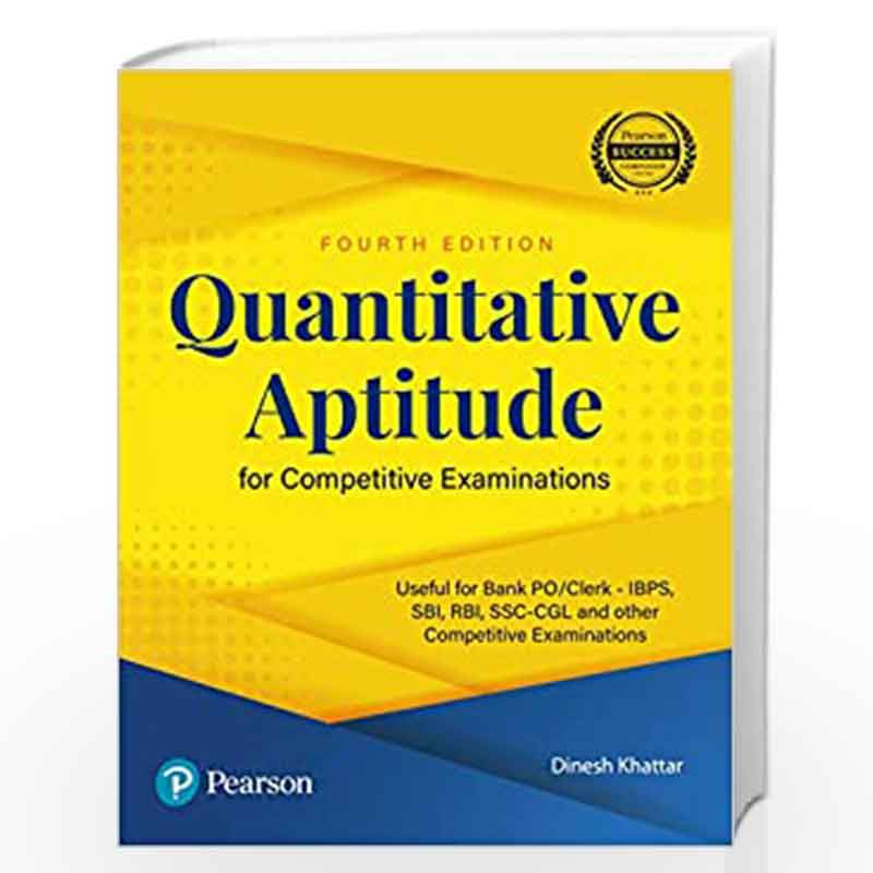 Quant Aptitude for COMP Exams 3ed by Khattar Book-9789332546998