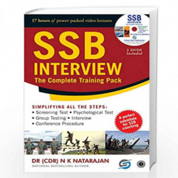 SSB Interview: The Complete Training Pack (With DVD) by DR (CDR) N K NATARAJAN Book-9789386867698