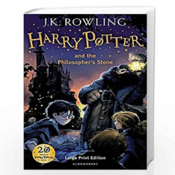 Harry Potter and the Philosopher's Stone: Large Print (Large Print Edition) by J K Rowling Book-9780747554561