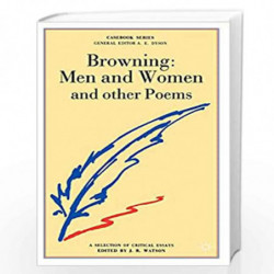 Browning: Men and Women and other Poems (Casebooks Series) by J.R Watson Book-9780333149669