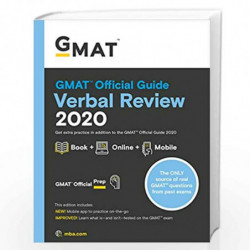 GMAT Official Guide Verbal Review 2020: Book + Online by Gmat Book-9788126578726