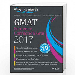 Wiley's GMAT Sentence Correction Grail 2017 by Aristotle Prep Book-9788126562589