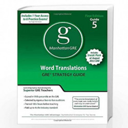 Word Translations GRE Preparation Guide, 1st Edition (Manhattan GRE Preparation Guide: Word Problems) by Manhattan Gre Book-9781