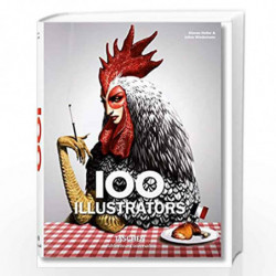 100 Illustrators (Bibliotheca Universalis) by Heller, Steven Book-9783836522229