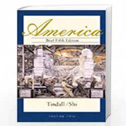 America  A Narrative History 5e Brief V 2 by George Tindall Book-9780393974447