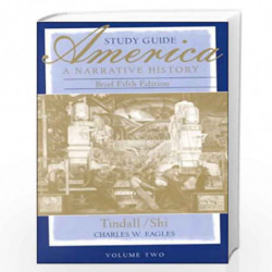 America  A Narrative History 5e V 2 SG Brief by George B. Tindall Book-9780393975635