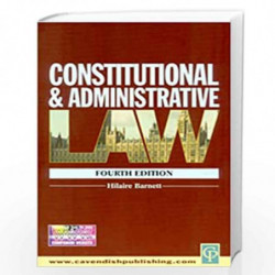 Constitutional and Administrative Law by Hilaire A. Barnett Book-9781859417218