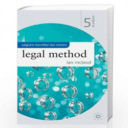 Legal Method (Palgrave Law Masters) by Ian McLeod Book-9781403948700