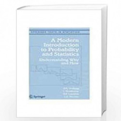 A Modern Introduction to Probability and Statistics by F.M. Dekking Book-9788184893373