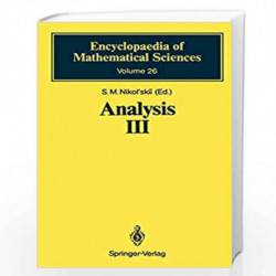 Analysis III: Spaces of Differentiable Functions: 26 (Encyclopaedia of Mathematical Sciences) by L.D. Kudryavtsev