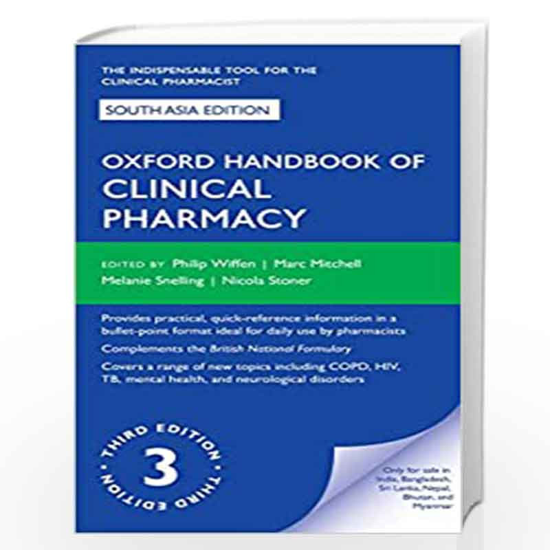 Oxford Handbook of Clinical Pharmacy by Mitchell Book-9780198826712