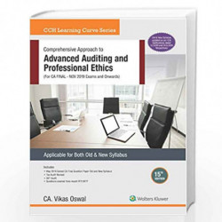 Comprehensive Approach to Advanced Auditing and Professional Ethics (CA Final - Old & New Syllabus) by CA VIKAS OSWAL Book-97893