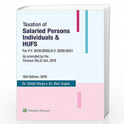 Taxation of Salaried Persons, Individuals & HUFs by GIRISH AHUJA Book-9789389335507