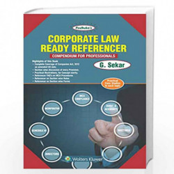 Padhuka's Corporate Law Ready Referencer: Vol. 1 by Padhuka Book-9788194351009