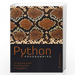 Python Programming by Ch Satyanarayana Book-9789386235633