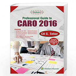Professional Guide to CARO 2016 by G SEKAR Book-9789387506732