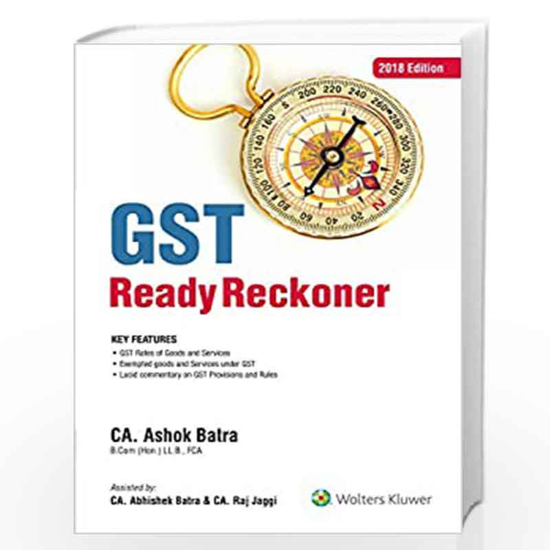 GST Ready Reckoner by CA ASHOK BATRA Book-9789387963306
