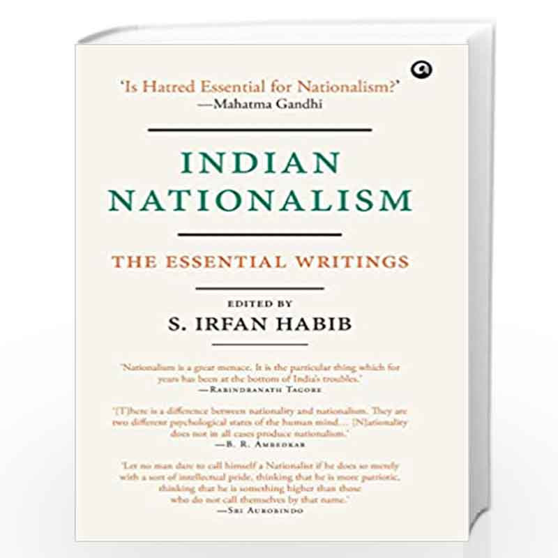 Indian Nationalism: The Essential Writings by Habib Edited by Irfan Book-9789386021052