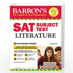 SAT Subject Test Literature with Online Tests (Barron's Sat Subject Test Literature) by Christina Myers-Shaffer M.Ed. Book-97814