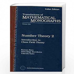 Number Theory 2 by Kazuya Kato Book-9781470437367